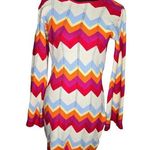 Fore Knit Multicolor Midi Dress Size L Photo 0