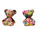 Confetti Sprinkle Fashion Statement Novelty Gummy Bear Stud Earring‎ Clear Pink Photo 6