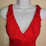 Lauren Ralph Lauren Beach Club Ruffled One Piece Swimsuit Size 8 Photo 3