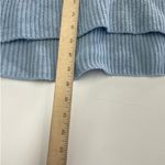 Suboo Sweater Womens Large Blue Isla Oversized Knit Turtleneck Cozy Photo 9