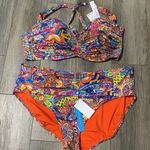 Bleu Rod Beattie New.  Groovy Baby bikini set. Size-40D/18W Photo 2