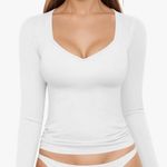 QQQ 90% nylon top 🌸 White Photo 2