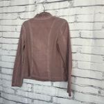 XCVI Embroidered Zip Jacket Women’s S Dusty Rose Cotton Blend Boho Lace Preppy Photo 8