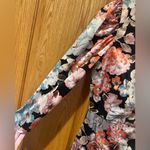 ZARA  Floral Print Satin Mini Dress 3/4 Puff‎ Sleeves Size XS Style 7941/418 Photo 9