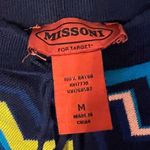 Missoni Blue and Green Chevron Sweater Mini Skirt Photo 3