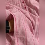 MICHAEL Michael Kors Pink Striped Shirt Dress Size L Photo 6