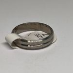 Stainless Steel Notched Ring Silver Photo 5