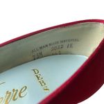 Pierre Debs cranberry 2.5" heels pumps slip on dress shoes special occasion Size 7.5 Photo 10