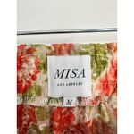 MISA Los Angeles Palma Mini Skirt, Valencia Floral Red & Green | Size M Photo 6