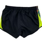 Nike  Dri-Fit Neon Abstract Athletic Running Workout Tempo Shorts Black Lime Photo 4