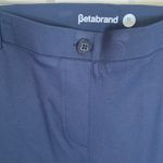 Betabrand  Women’s Straight Leg Dark Navy Dress Pant Pants W-203 Size XL Petite Photo 3