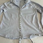 Apana Quarter zip Pullover Top Size M Light Blue mock neck Photo 14