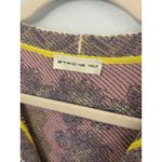 Etro Paisley Print Fringe Trim Top Italian Knitwear Bohemian Size 42 Purple Size XL Photo 2