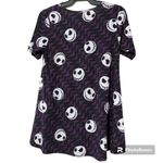 LuLaRoe  size small women’s short sleeve hi low Halloween Jack Skellington & bats Photo 1