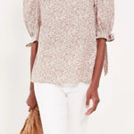 Tuckernuck  Hyacinth House Fiona blouse Sz XL in red ditsy floral NEW Photo 0