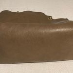 Calvin Klein Brown Taupe Tan Handbag Tote Magnetic Closure Shoulder Bag Photo 2