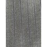 Tahari ASL gray gold pinstriped dress pants slacks trouser midnrise flare 6 Photo 5