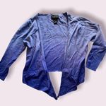 Y2K dip dye waterfall open cardigan Blue Size XS Photo 0