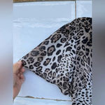 ASTR  the Label Leopard Print Ruched Mini  Dress M Photo 3