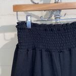 Ninexis gaucho pants black smocked waistband stretch pockets NEW 3x Photo 2