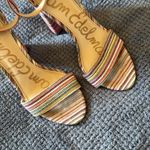 Sam Edelman Yaro Pink Multicolor Stripe Block Heel Sandals Size 6 Photo 4
