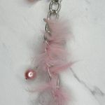 Beaded Fur Woven Silver Tone Chain Link Belt OS Y2K Festival Photo 5