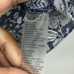 Vintage Y2K Denim Floral Button Up Shirt Size Large Early 2000s Photo 3