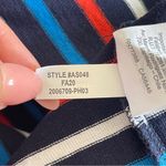 J.Crew  Women's Wide Sleeve Navy Striped Mariner Cloth Hoodie Size S Photo 7