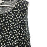J. Jill House Farm Dress 2X Elegant Floral Print Sleeveless Summer Cottagecore Black Size XXL Photo 3