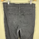 Spanx Jeans Womens 1X Charcoal Black Skinny Ankle Elastic Waist Pull On Stretch Photo 6