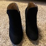 Bella Marie Black Suede Ankle Booties Photo 1