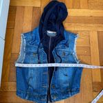 Highway Jeans Highway - Denim Vest with Faux Hoodie Insert – Edgy Street Style - Size M Photo 2