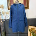 Eileen Fisher Weather Resistant Cotton Blend Hooded Anorak Jacket ~ Size L 💛🍄 Photo 2