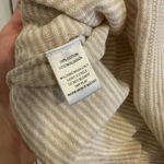 Loft  Cream and White Striped Dolman Short Sleeve Top // Size Medium Photo 5