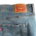 Levi's Levi’s Women’s Classic Bootcut Embroidered Floral Blue Jeans Size 14 Photo 6