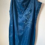 Rampage Vintage bridesmaid Prom Blue Shimmery dress Photo 18