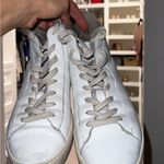 ALLSAINTS  White TANA LEATHER HIGH TOP TRAINERS size 9 Photo 2