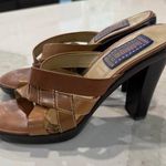 Bubblegum Vintage y2k 90’s  Leather Platform Heeled Strappy Sandals Womens 8.5 Photo 0