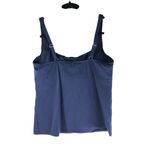 Lands' End  Tankini Underwire Removable Pads Square Neck Navy Blue 12P Photo 1