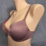 Victoria's Secret Pink Wear Everywhere T-Shirt Bra Size 32D Push Up Bra Mauve Photo 1