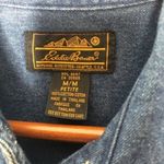 Eddie Bauer VINTAGE blue denim long button dress Photo 6