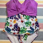 NWOT Floral One Piece Swimsuit Photo 0