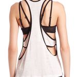 Koral Activewear Vortex off-white speckled layered jersey tank top size S small Photo 13