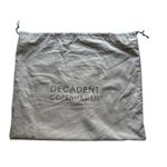 Decadent Copenhagen Large Leather Top Handle Work Tote in Black Photo 7