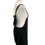 Madewell  Wide-Leg Textured Knit Cropped Overalls Jumpsuit Black size Large Photo 5