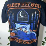 Sleep Is My God Bed Is My Church Graphic Tee Black Photo 1