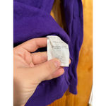 Sézane Womens Sezane 100% Merino Wool Purple Henley Jumper Size XXS SHRUNK Photo 4