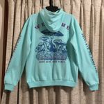 Fresh Laundry Welcome To Paradise Graphic Hoodie Green Size L Photo 4