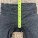Lululemon Run Inspire Crop II Petal Camo Embossed Black Size 2 Photo 4