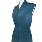 Of Mercer Park Place Dress in Teal XSmall Womens Jersey Modest Blue Size XS Photo 7